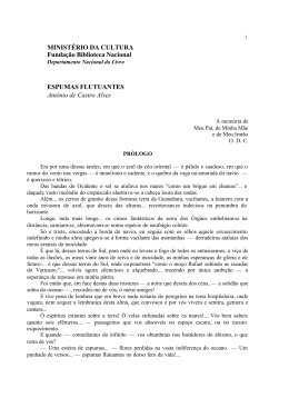 Espumas Flutuantes Ant&ocirc;nio de Castro Alves