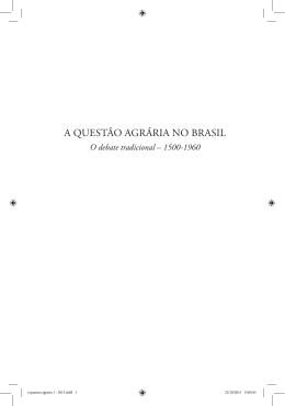 a questao agraria 1 - 2011.indd - Dados e textos sobre a Luta pela