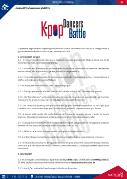 Regras – K-POP Dancers Battle