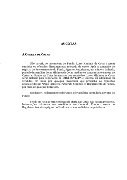 AS COTAS - BlackRock