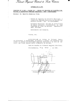 AC&Oacute;RD&Atilde;O Nﬂ 11.374 PRocEsso RE 6.083 _ cLAssE vII