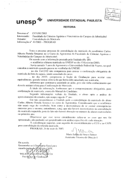 Processo nu lSXS 11`0 IHZOOB Interessado: Faculdade de