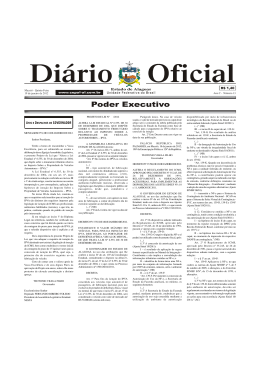 01 Poder Executivo - Diário Oficial do Estado de Alagoas
