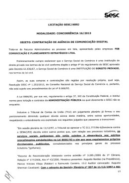 LIcrrA&ccedil;&Atilde;o sEsc/ARRJ
