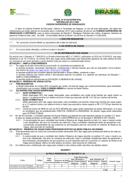 Edital Vestibular IFAL 2013_UAB