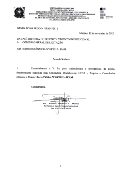 Resposta da Construtora Montebelense Ltda ao pedido de