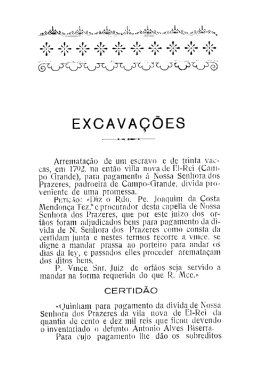 EXCAVA&Ccedil;&Otilde;ES - Instituto do Cear&aacute;