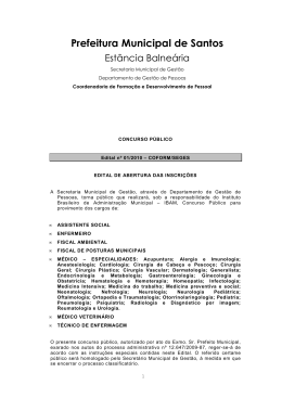 Edital de Abertura