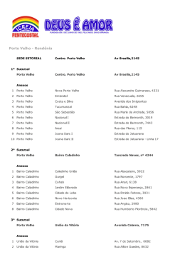Rond&ocirc;nia - Igreja Pentecostal Deus &eacute; Amor
