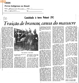 &Iacute;ntegra da not&iacute;cia - Povos Ind&iacute;genas no Brasil