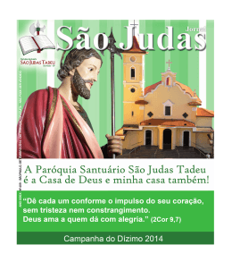 setembro 2014 - Par&oacute;quia Santu&aacute;rio S&atilde;o Judas Tadeu