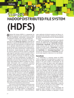 Usando o Hadoop Distributed File System (HDFS)