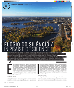 ELOGIO DO SIL&Ecirc;NCIO / IN PRAISE OF SILENCE ELOGIO DO