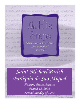 Saint Michael Parish Par&oacute;quia de S&atilde;o Miquel