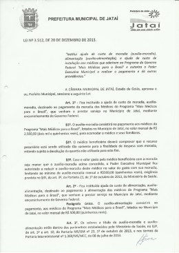 prefeitura municipal de jata&iacute; - C&acirc;mara Municipal de Jata&iacute; (GO)