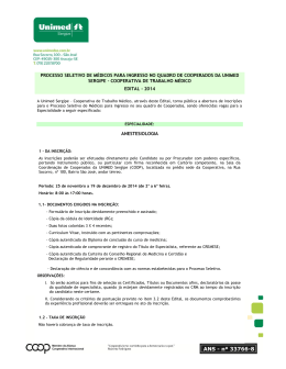 processo seletivo de m&eacute;dicos para ingresso no