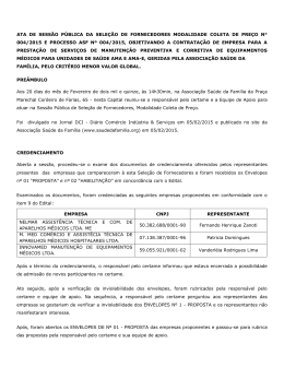 PREFEITURA DO MUNICIPIO DE SAO PAULO