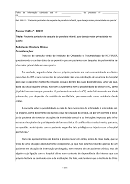 Parecer: Consulta sobre &rdquo;Disposi&ccedil;&atilde;o de um n&uacute;mero maior de