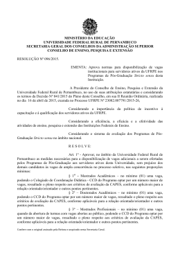 Resolu&ccedil;&atilde;o N&ordm; 096/2015