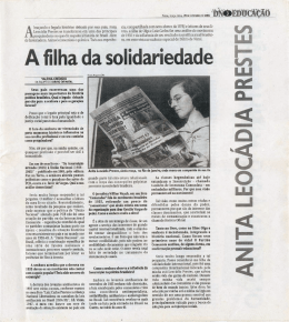 A filha da solidariedade