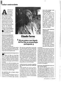 H&aacute; um antes e depois de Foz C&ocirc;a na arqueologia portuguesa