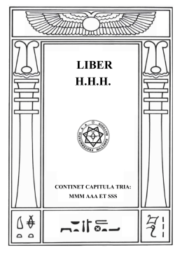 LIBER H.H.H.