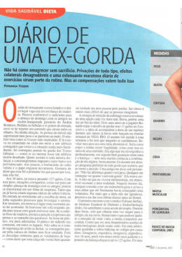 DI&Aacute;RIO DE UMA Ex-GORDA