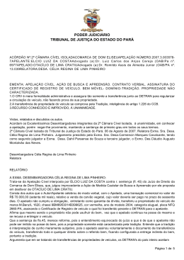 Ap. C&iacute;v. n. 2007.3.003578-7, rel. Des. C&eacute;lia Regina de Lima Pinheiro