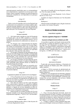 Decreto Legislativo Regional n.&ordm; 45/2008/M