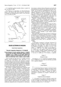 Decreto Legislativo Regional n.º 27/2006/M