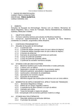 Física Quântica II - Programa Darcy Ribeiro