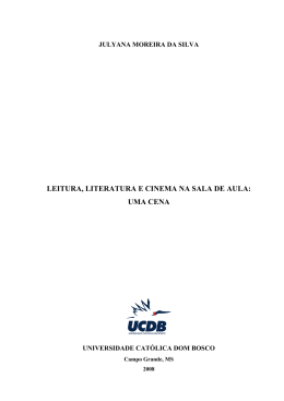 leitura, literatura e cinema na sala de aula: uma cena