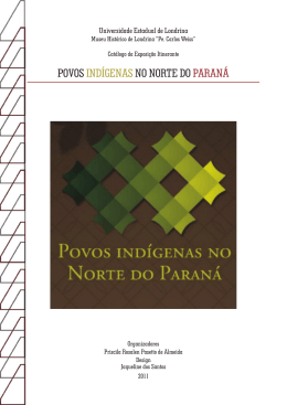 POVOS IND&Iacute;GENAS NO NORTE DO PARAN&Aacute;