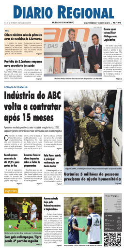 Ind&uacute;stria do ABC volta a contratar ap&oacute;s 15 meses