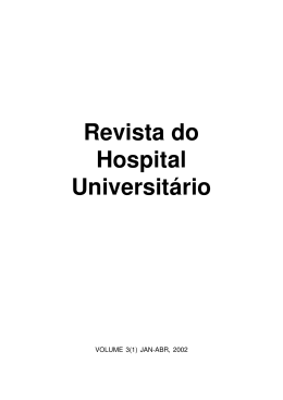 Revista Volume 3 / 1 JAN-ABR / 2002