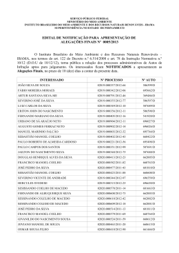 Edital de Notifica&ccedil;&atilde;o 05 - Ibama PE 10-05-2013