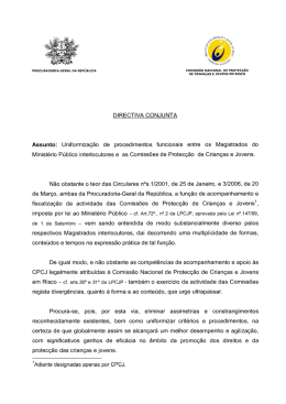 directiva conjunta - Procuradoria