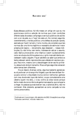 Racismo n&atilde;o - Contraponto Editora