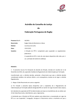 Acordao_CJ_34 - Federação Portuguesa de Rugby