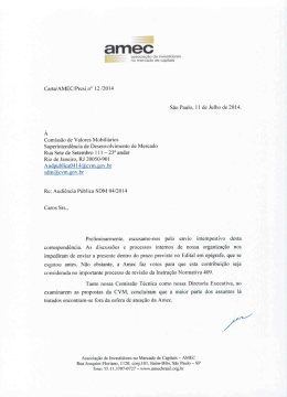 Acesse aqui a manifesta&ccedil;&atilde;o da Amec