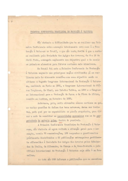 confer&ecirc;ncia sobre a prote&ccedil;&atilde;o &agrave; natureza