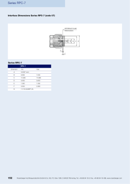 Series RPC-7 - Rosenberger