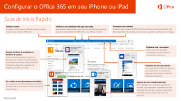 Configurar Apps Office365 em iPhone ou iPad