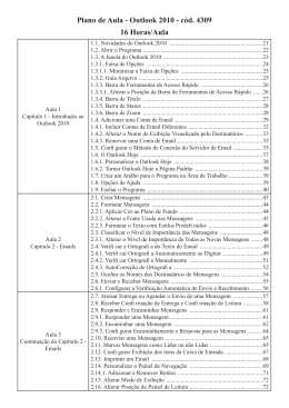 4309 - Plano de Aula - Outlook 2010.indd