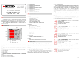 MANUAL DE INSTRUÇÕES VRG330R - 90~240Vca