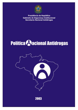 Política Nacional Antidrogas, 2003