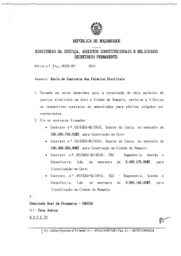 república de moçambique ministério da justiça, assuntos