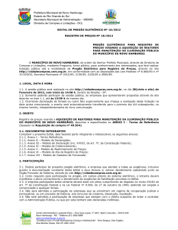 Prefeitura Municipal de Novo Hamburgo Estado