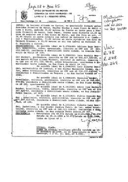 Clique Aqui e Veja Matr&iacute;cula 1 deste Lote