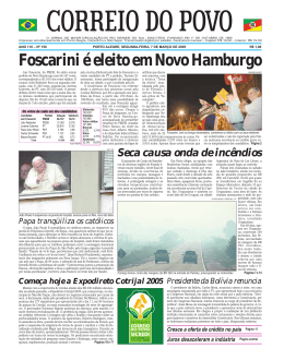 Foscarini &eacute; eleito em Novo Hamburgo